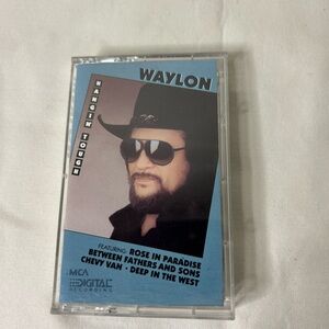 Waylon Jennings Hangin Tough 1987 Cassette Tape